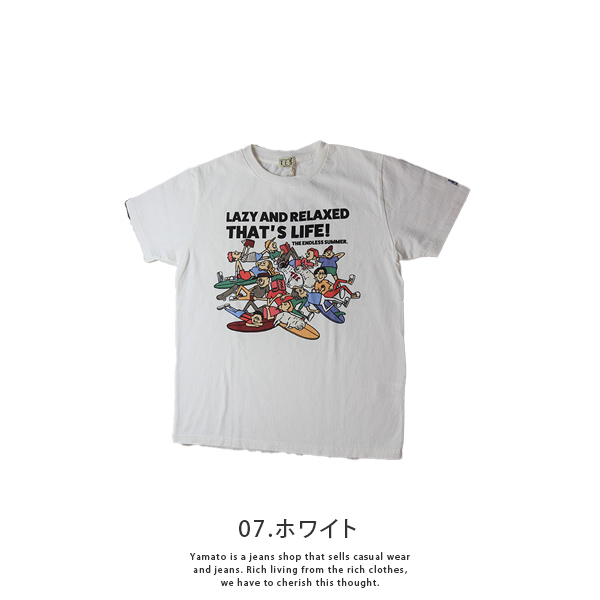TES Tシャツ テス 半袖 The Endless Summer ALL STAR LAZY AND RELAXED 23574333 0310 父の日 プレゼント｜jeans-yamato｜02