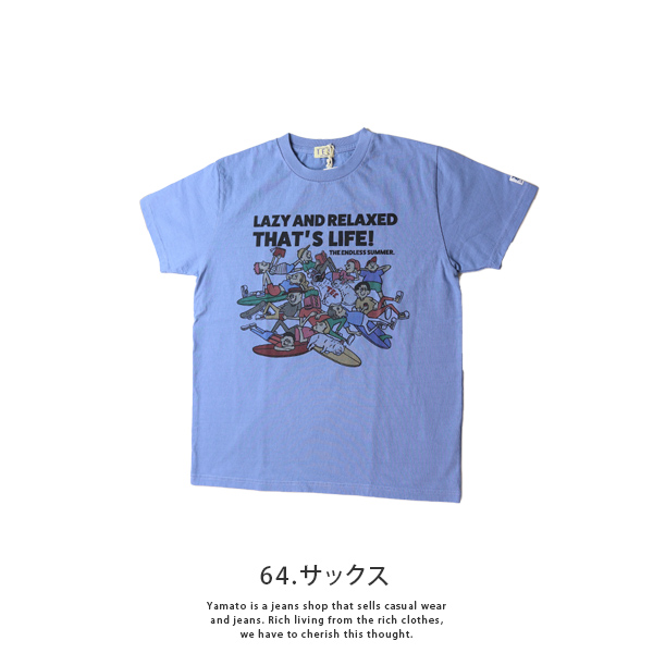 TES Tシャツ テス 半袖 The Endless Summer ALL STAR LAZY AND RELAXED 23574333 0310 父の日 プレゼント｜jeans-yamato｜04