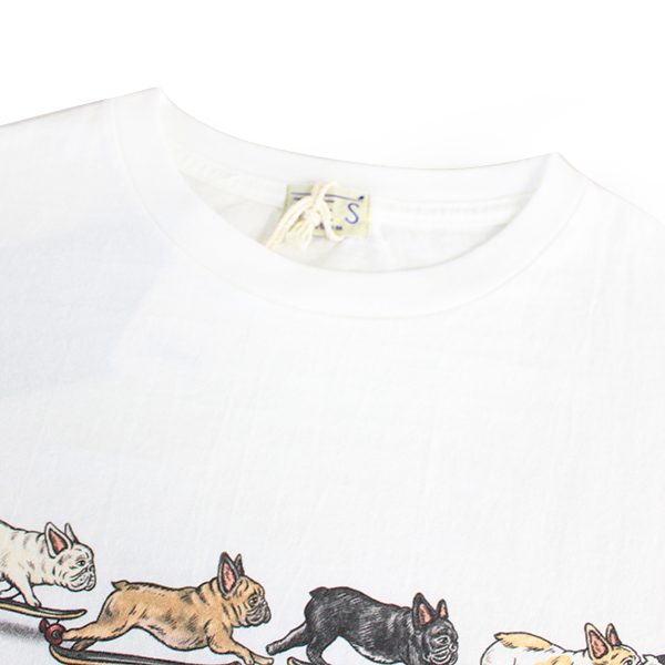 TES 半袖Tシャツ　ブルドッグ　Lサイズ TES 半袖Tシャツ ブルドッグ Lサイズ