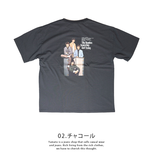 THE BEATLES Tシャツ ザ ビートルズ Tシャツ Yesterday And Today プリント 半袖 1515022