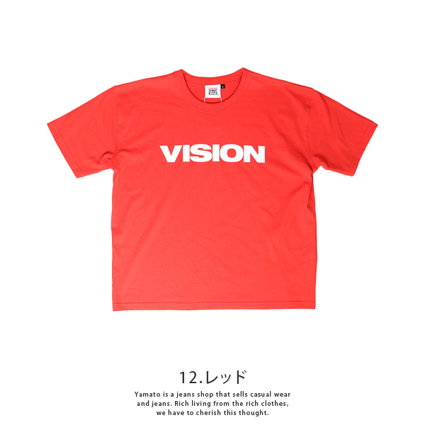 VISION キッズ VISION STREET WEAR キッズ ジュニア Tシャツ 半袖 ロゴ ...