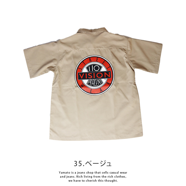 VISION キッズ VISION STREET WEAR キッズ ジュニア シャツ 半袖 ロゴ 2...