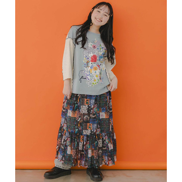 ScoLar（スカラー） レディース 春夏トップス 七分袖 Tシャツ スカラー