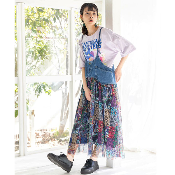 ScoLar Scolar スカラー レディース 春夏トップス 半袖 Tシャツ