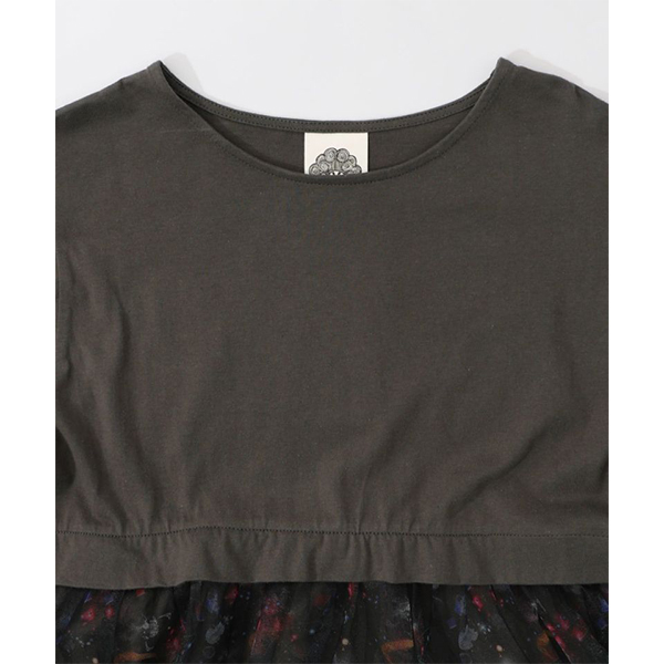 ScoLar（スカラー） レディース ワンピース タック入り チュール