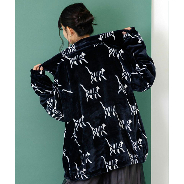 ScoLar（スカラー） ライトアウター もこもこ フランネル×タフタ