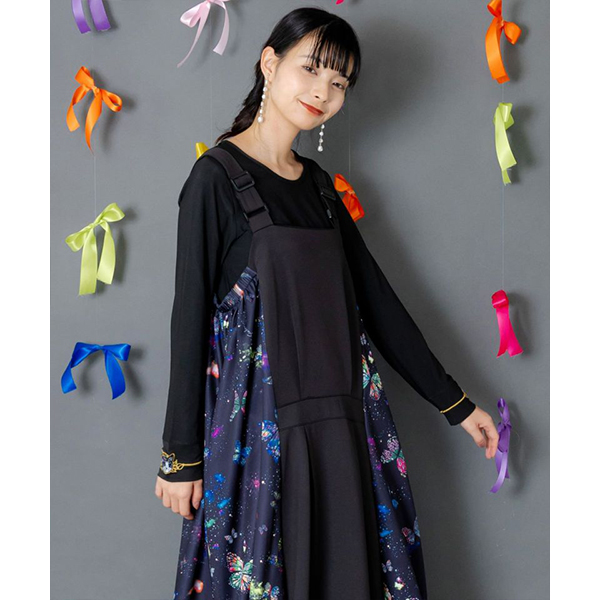 ScoLar（スカラー） レディース トップス 長袖Tシャツ 無地インナー 袖