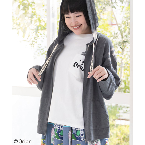 ScoLar（スカラー） オリオンビール orion コラボ 長袖 ジップパーカー
