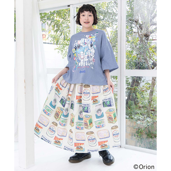 ScoLar(スカラー) オリオンビール orion コラボ ロングスカート ひざ ScoLar(スカラー) オリオンビール orion コラボ ロングスカート ひざ