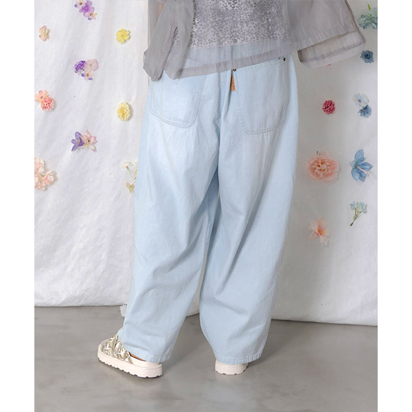 ScoLar（スカラー） レディース ボトムス パッチワーク お花