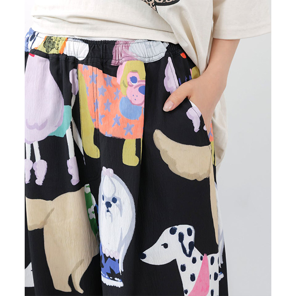 ScoLar（スカラー） ボトムス レディース リラックス ワイドパンツ