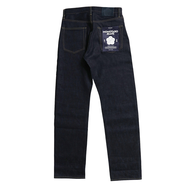 【美品小さめ】桃太郎ジーンズ ストレートデニム 表記25 Sサイズ相当　濃紺 美品小さめ】桃太郎ジーンズ ストレートデニム 表記25 Sサイズ