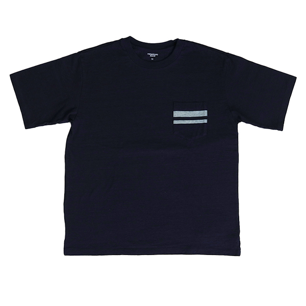 桃太郎ジーンズ（MOMOTARO JEANS） 半袖 Tシャツ YARN DYED 6.6oz