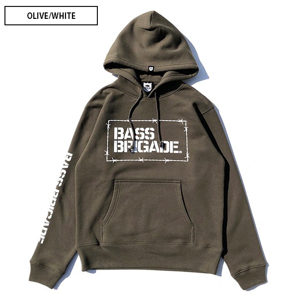 バスブリゲード パーカー BASS BRIGADE パーカー Wired Bolt Hoodie バスフィッシング バス釣り WBHD01