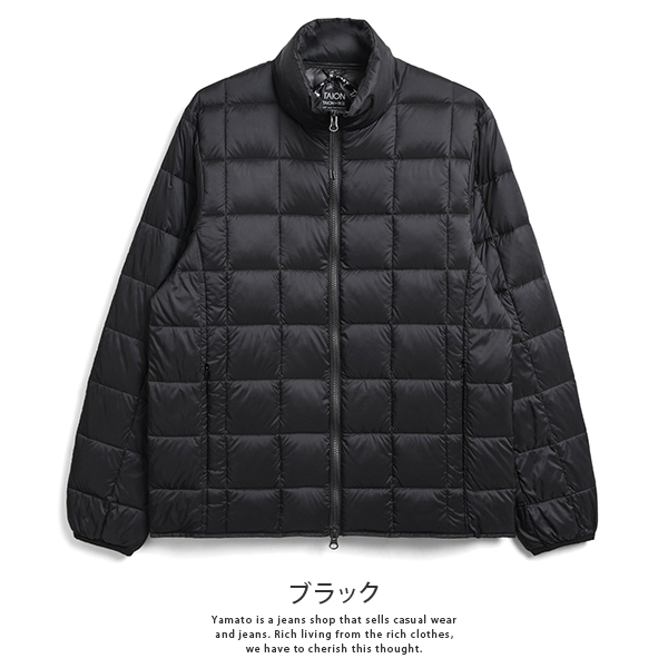 TAION タイオン ダウン ジャケット ベーシック ハイネックW