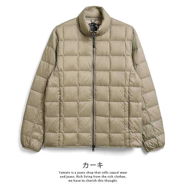 TAION タイオン ダウン ジャケット ベーシック ハイネックW