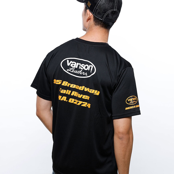 VANSON Tシャツ バンソン メンズ 半袖 メッシュTシャツ バイク