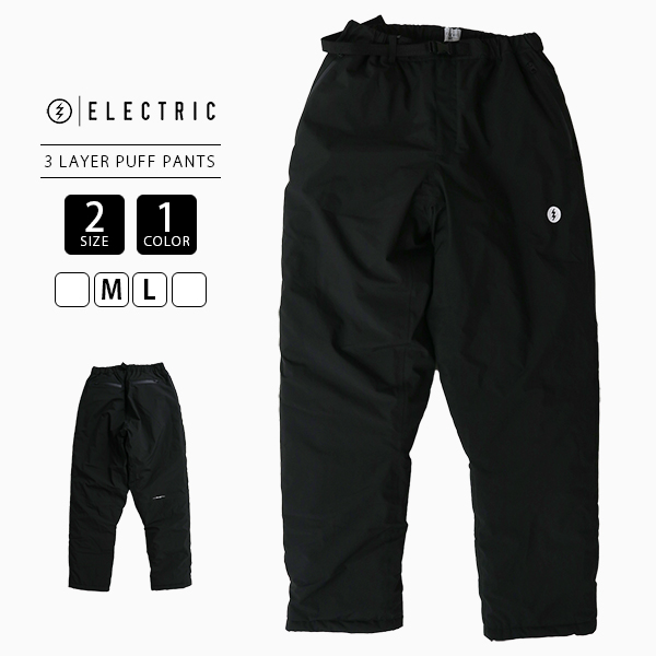 electric エレクトリック 3レイヤー ジャケット パンツ 上下 ELECTRIC エレクトリック メンズ アウター 3レイヤー パフジャケット