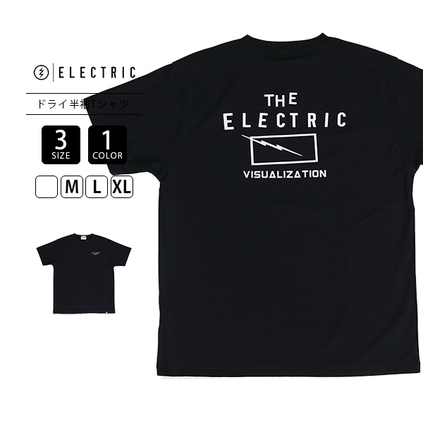 ELECTRIC　エレクトリック　DRY S/S TEE ドライTシャツ　半袖 ELECTRIC /エレクトリック Tシャツ 半袖 ドライ素材/VOLT DRY S