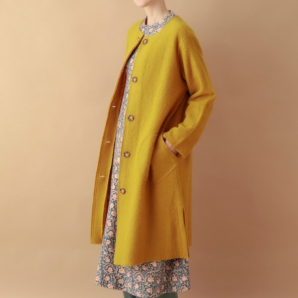 TANABANA タナバナ 東京かんかん レディース poca 縮絨ウール ロング