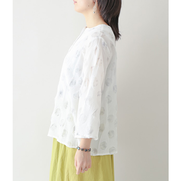 t.japan ドットブラウス　25ss trim_ofcrs_item9f61140a3cc811e