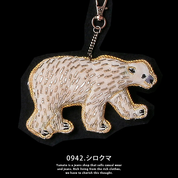 東京かんかん キーホルダー 刺繍 ザリ 雑貨 アジアン 工芸品