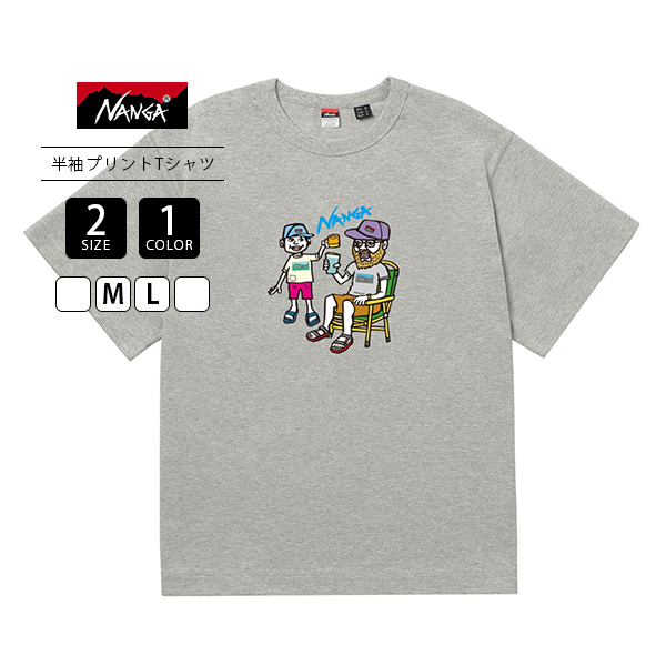 NANGA ナンガ メンズ ユニセックス 半袖 Tシャツ イラスト NANGA ナンガ メンズ ユニセックス 半袖 Tシャツ イラスト