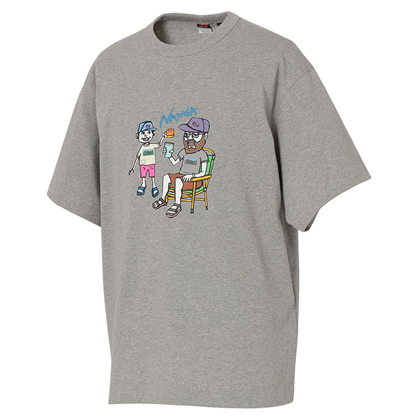 NANGA ナンガ メンズ ユニセックス 半袖 Tシャツ イラスト