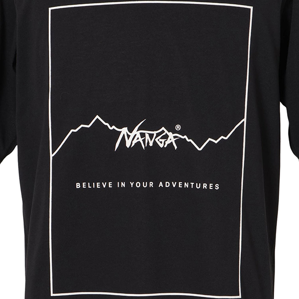 NANGA（ナンガ） 半袖 Tシャツ トップス DRY MIX FRAME LOGO TEE
