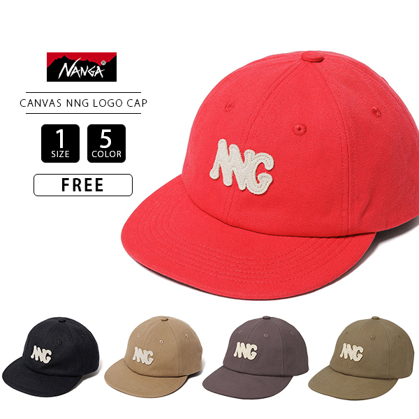 NANGA（ナンガ） キャップ 帽子 CANVAS NNG LOGO CAP フェルトワッペン