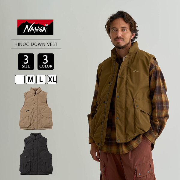 NANGA（ナンガ） ヒノック ダウンベスト メンズ レディース 難熱素材