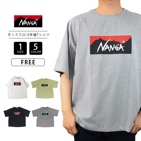NANGA（ナンガ） Tシャツ 半袖 ECO HYBRID エコハイブリッド ボックス