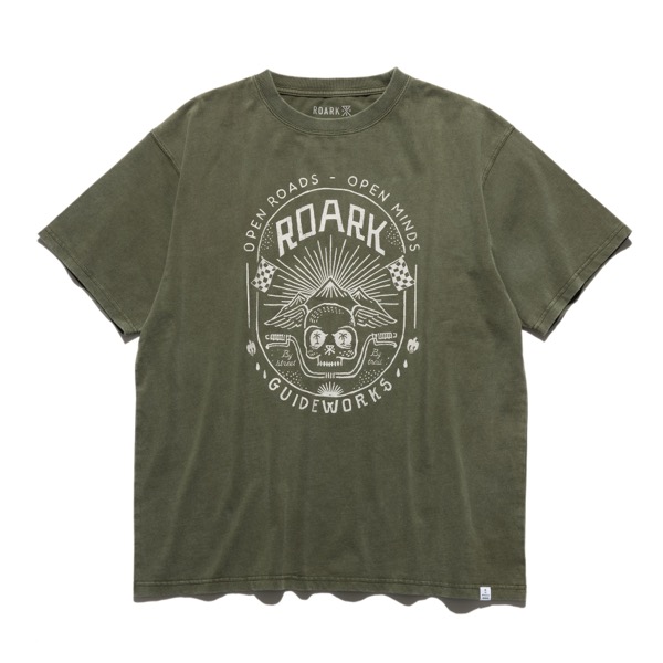 【ROARKロアーク】Tシャツ&パンツ共にS ROARK REVIVAL tシャツ REVIVAL/ロアークリバイバル ”UNHUSTLE