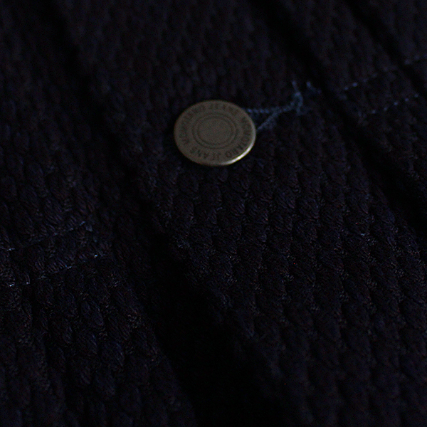 桃太郎ジーンズ MOMOTARO JEANS メンズ ライトアウター SASHIKO JACKET 刺子ジャケット インディゴ ダブルポケット 羽織り MMOT6306 アメカジ カジュアル ワークの画像