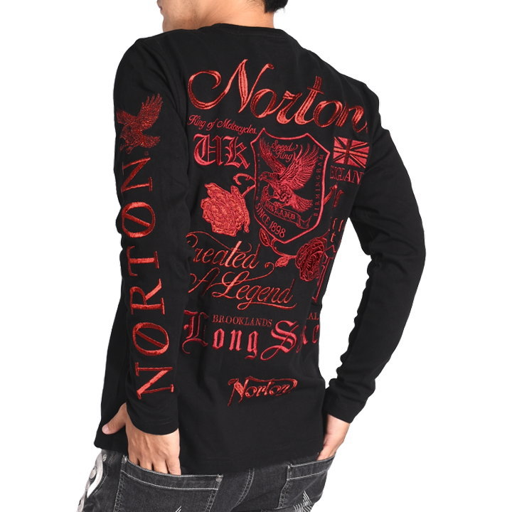 ノートン（NORTON） 【2025秋冬新作】ノートン ロンT イーグル＆ローズ
