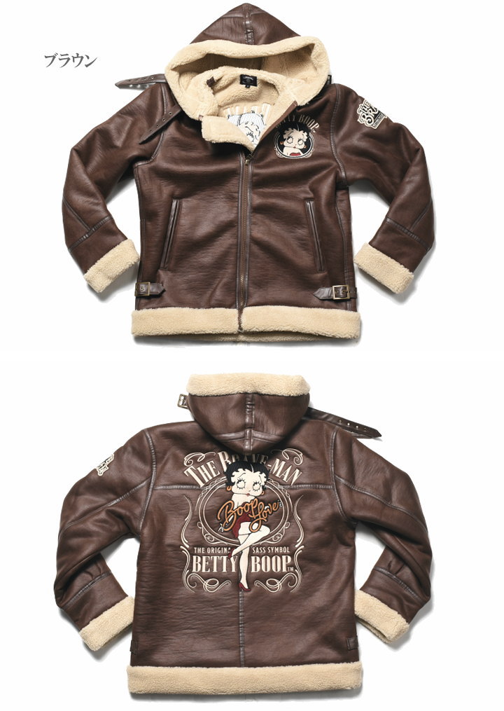 BETTY BOOP ブレイブマン × ベティブープ コラボ ジャケット