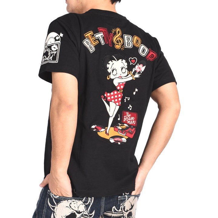 BETTY BOOP ベティーブープ コラボ ブレイブマン Tシャツ/ロンT