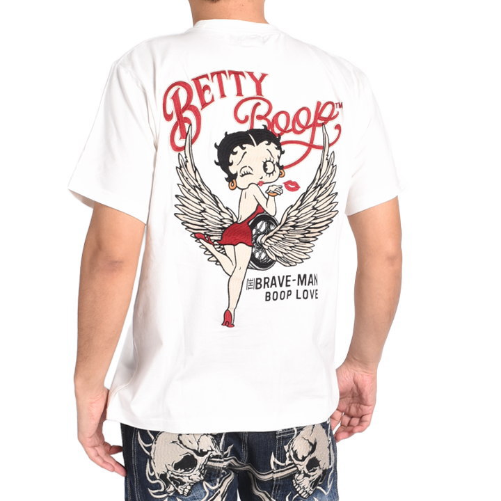 BETTY BOOP（ベティ ブープ） ブレイブマン × コラボ Tシャツ