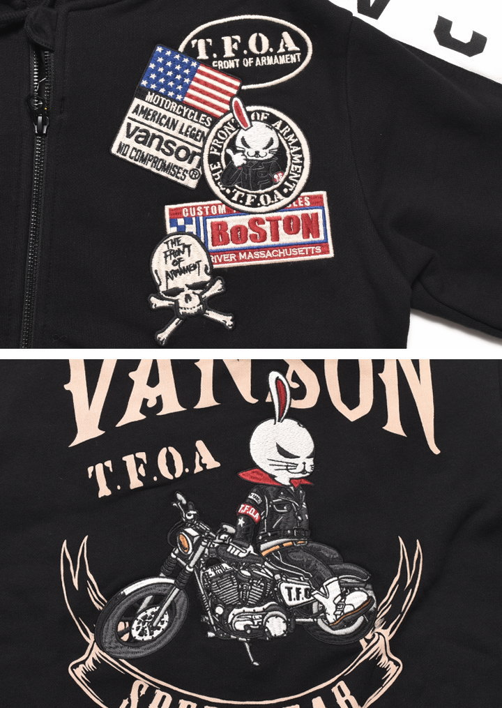 VANSON バンソン × クローズ ワースト コラボ T.F.O.A 武装戦線