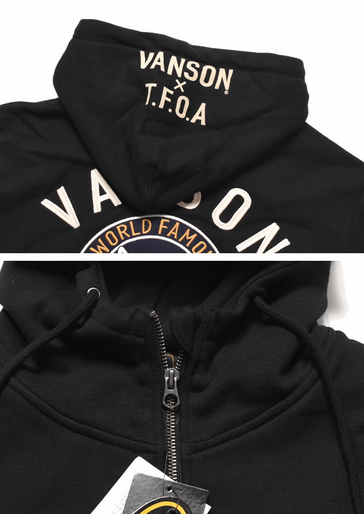 バンソン VANSON × クローズ ワースト コラボ T.F.O.A 武装戦線 デスラビット 刺繍プリント 裏毛スウェット ハイネックZIPパーカー  CRV-2315 : crv-2315 : ジーンズファースト駒込店!! - 通販 - Yahoo!ショッピング