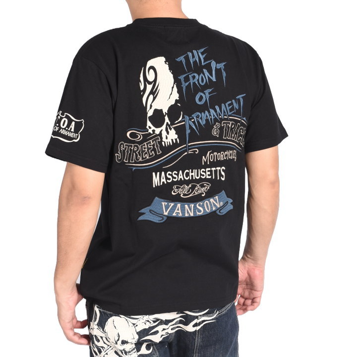 VANSON（バンソン） × クローズ ワースト コラボ Tシャツ T.F.O.A 武装