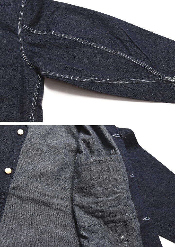 3pockets wide coverall denim jacket / 3ポケットワイド