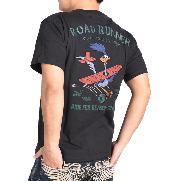 ブレイブマン × ルーニーテューンズ コラボ Tシャツ ロードランナー 刺繍プリント 半袖Tシャツ ...