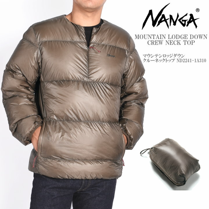 NANGA/ナンガ/MOUNTAIN LODGE DOWN CREW NECK TOP マウンテン