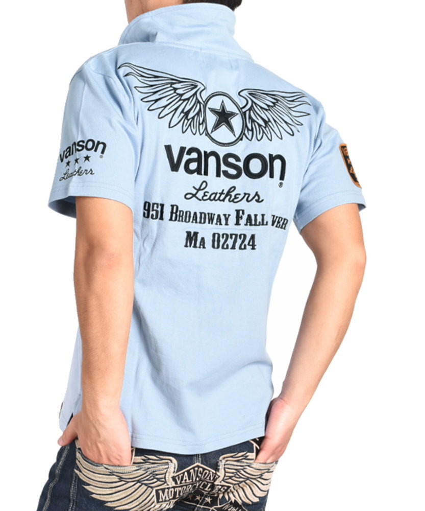 2024春夏新作】バンソン VANSON ポロシャツ 復刻モデル フライング