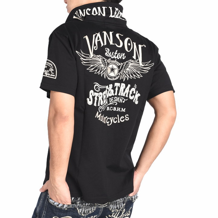 超人気新品 VANSON 【2025春夏・再入荷】バンソン ポロシャツ 復刻モデル トップス
