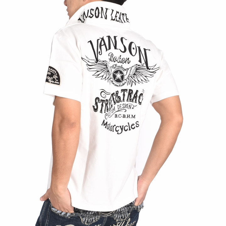 【在庫限り】 VANSON 【2025春夏・再入荷】バンソン ポロシャツ 復刻モデル トップス