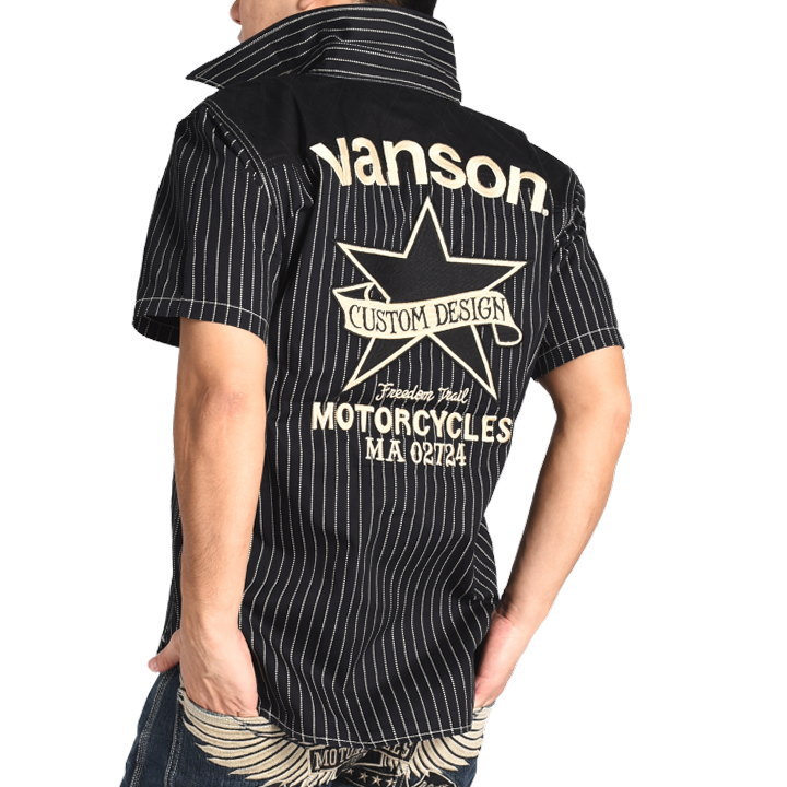 VANSON（バンソン） 【2026春夏新作】バンソン 半袖シャツ ワンスター