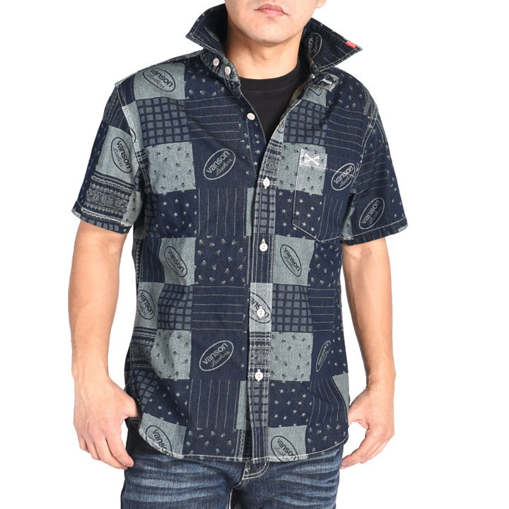 VANSON（バンソン） 【2026春再入荷】バンソン 半袖シャツ ワン