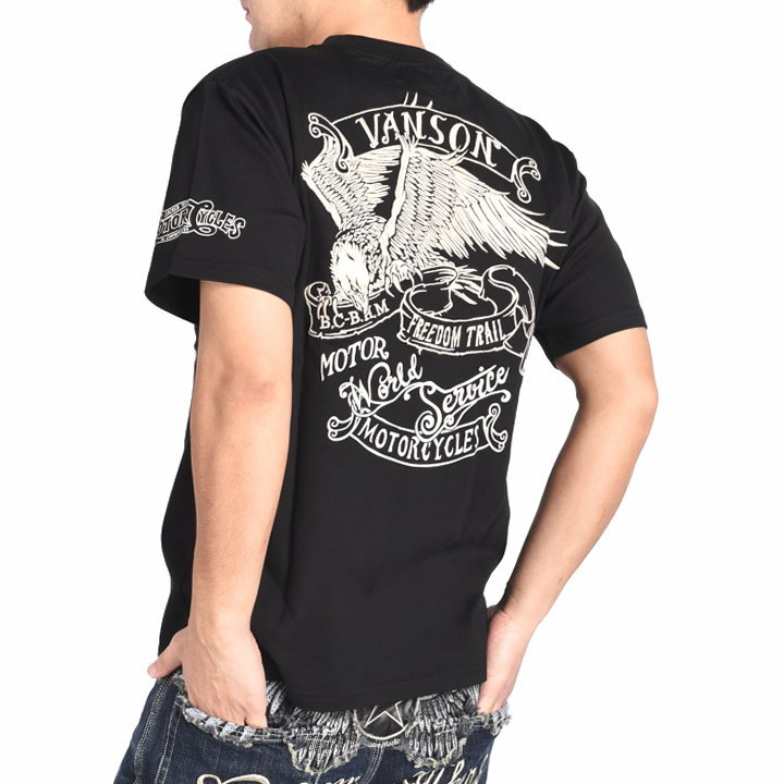 VANSON 【2025春夏・再入荷】バンソン Tシャツ 復刻モデル